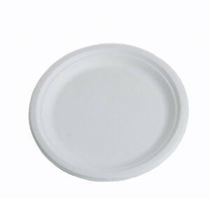Farfurii D230 mm Safir, trestie de zahar, natur, 25 buc, 10 set/bax