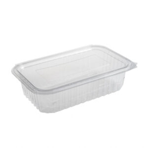 Caserole 1000 gr Premium Safir FT 208 KD 1000 ,PET transparent, 192×130 mm,100 buc, 6 set/bax