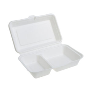 Meniuri Bio 2 compartimente 250×162 mm B002/B206 , trestie de zahar ,alb,50 buc,10 set/bax