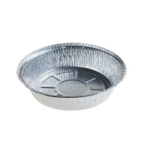 Forme copt rotunde 504L D168 mm/700 cc, aluminiu,argintiu, 100 buc/set,10 set/bax