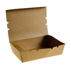 Cutii meniu 900 cc  JH-K-900B, carton, kraft,174×134 mm,50 buc,4 set/bax