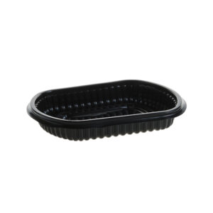 Caserole meniu 480 cc , PP, negre, 200×164 mm,50 buc,6 set/bax