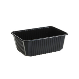 Caserole meniu 1000 cc,PP, negru ,132×180 mm,50 buc, 12set/bax