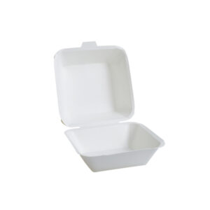 Cutii pentru Hamburger  JH-G, carton,alb,145×136 mm,125buc,4 set/bax