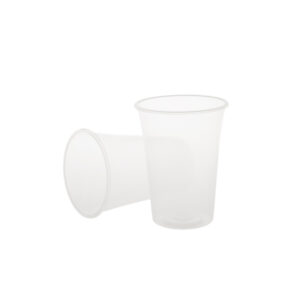 Pahare 400 cc PP Safir,transparente, D95 mm,h124 mm, 50 buc,20set/bax