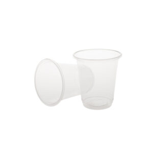 Pahare 300 cc PET,transparente, D95 mm,h90 mm, 50 buc,20set/bax
