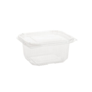 Caserole 375 gr Premium Safir FT 208-375 ,PET transparent,236×110 mm, 100 buc, 12 set/bax