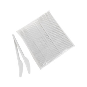 Cutite h167 mm, PLA, alb, 50 buc, 40 set/bax